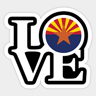 LOVE arizona Sticker